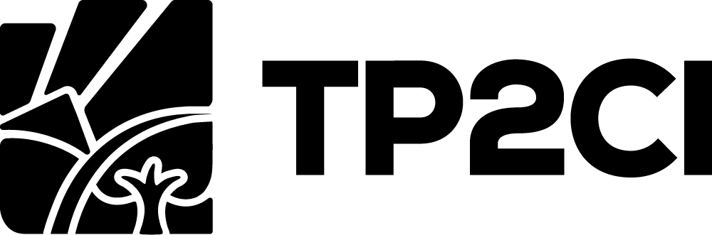 Logo TP2CI Monokrom Hitam